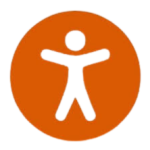 Reachdeck toolbar icon An orange circle with a white person icon. This is the Reachdeck toolbar icon.